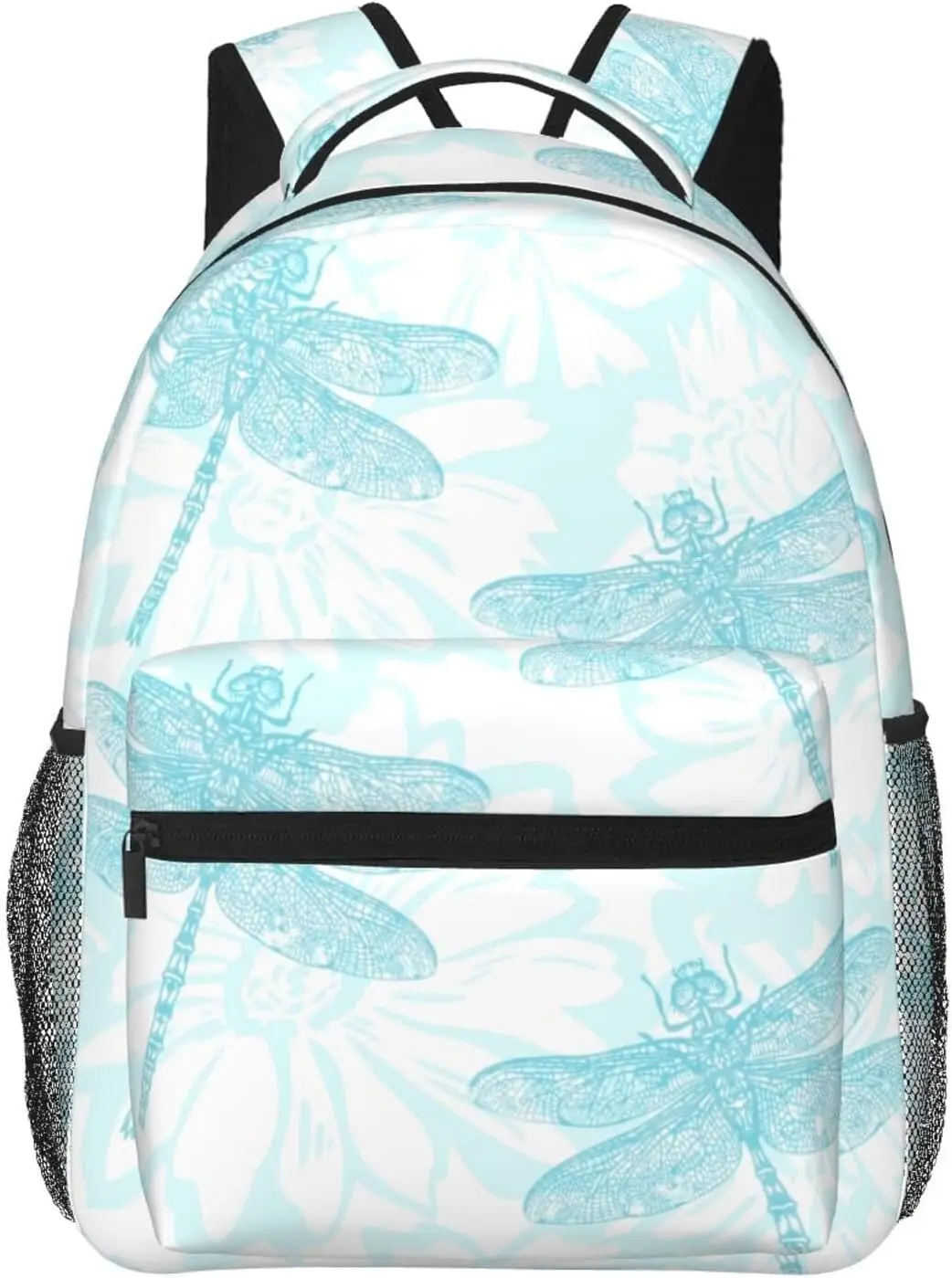 

Cute Dragonfly Lightweight Laptop Backpack Lightweight Multipurpose Travel Casual Daypack Unisex College Backapcks for Men Women