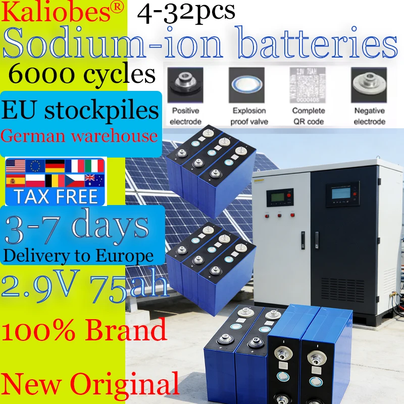 2.9V/3.1V 75Ah Sodi…