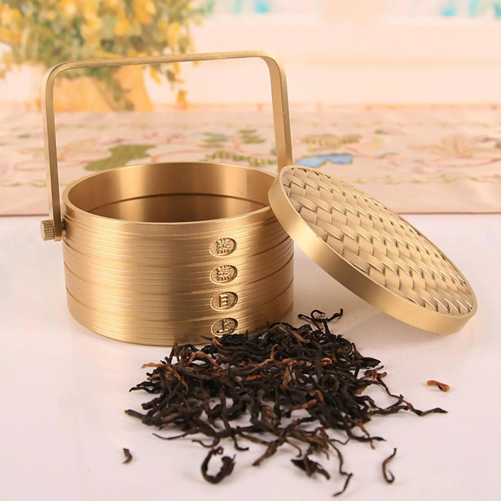 Food Storage Jar Multipurpose with Handle Pantry Organization with Lid Storage Container for Candy Tea Nuts Sugar Coffee Beans
