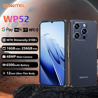 Oukitel WP52 5G Rugged Smartphone Android14 16GB+256GB 6500mAh Mobile Phone 48MP NFC Cell Phone