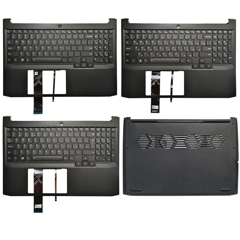 

Новинка для IdeaPad Gaming 3-15ACH6 3-15IHU6 США/Великобритании/испанской/русской клавиатуры, упор для рук, верхний чехол