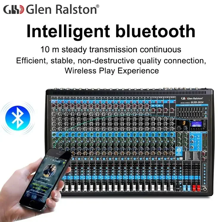 Glen Ralston Multifunctional Box Mixer Audio Mixing Console