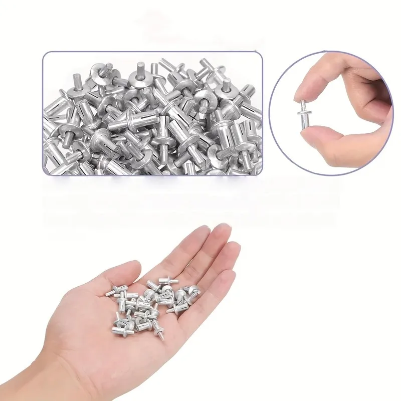 71 pcs 5*13mm No Special Tools Required Blind Hammer Rivets, great for Daily DIY Projects, Expansion Lock Design