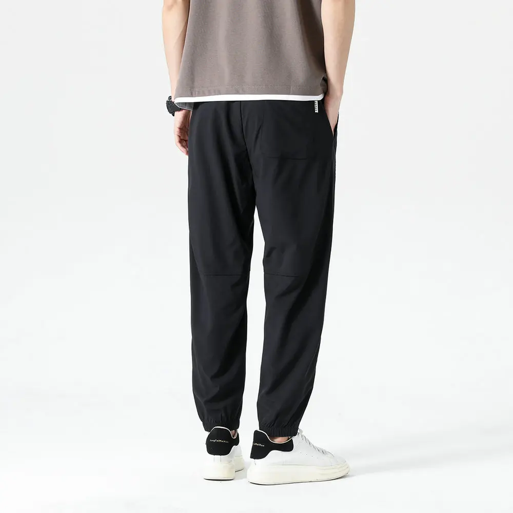 Men Black Khaki Gray Pants Summer Spring Cosy Trousers Lightweight & Breathable, Ideal for Hot Weather (3 Colors、5 Size) Attire