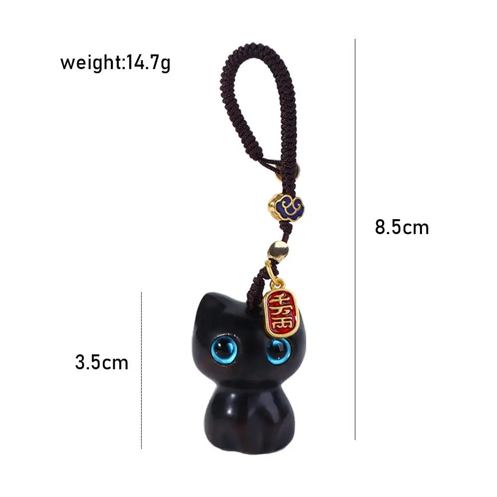 

Деревянный брелок-подвеска для телефона из сандалового дерева, деревянный брелок-кошка, ремешок для мобильного телефона, шнурок для телефона, цепочка для телефона