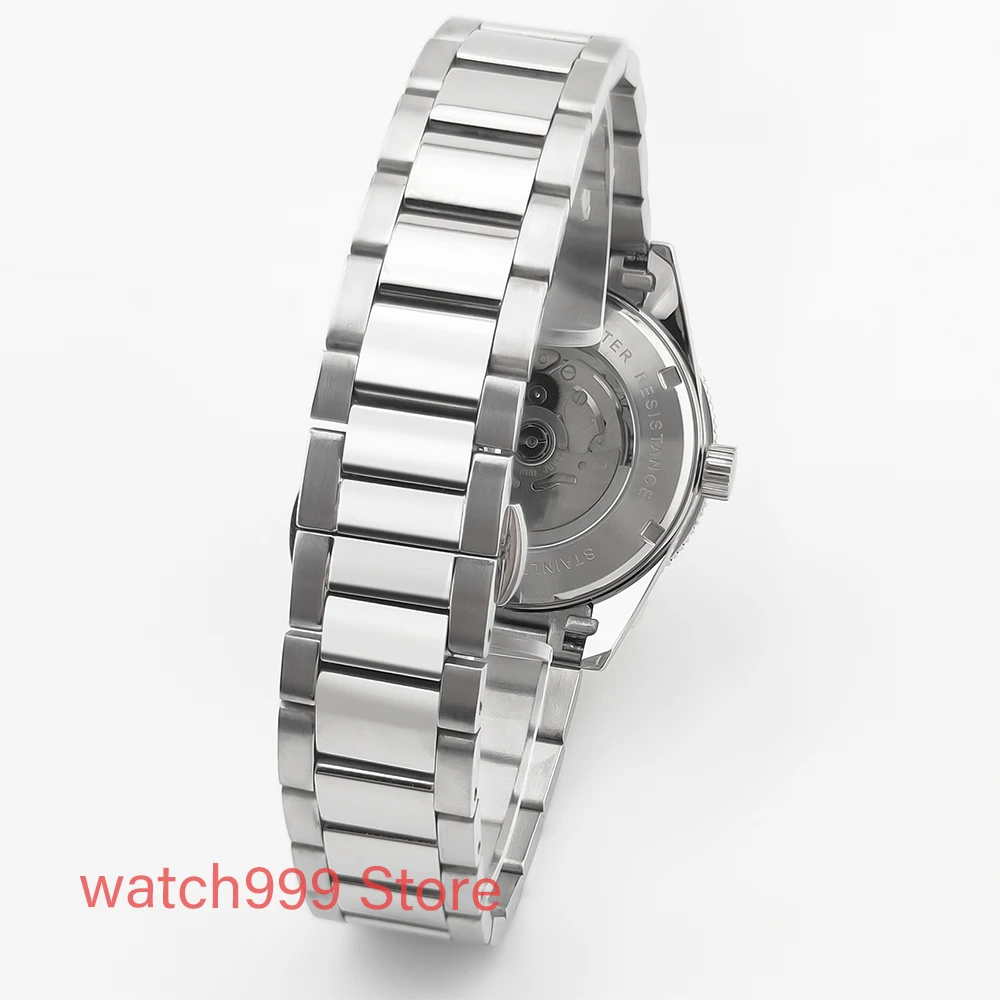 Corgeut 41mm NH35 Movimento Casual Masculino Relógio Mecânico Automático Vidro Safira Mostrador Estéril Relógio Luminoso