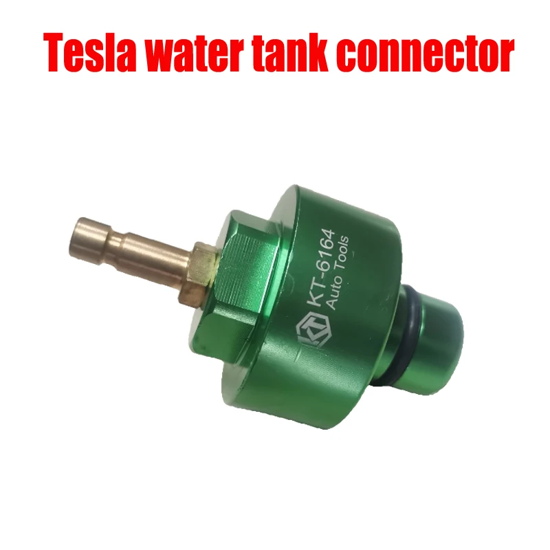 For Tesla Water Tank Pressure Leak Detection Connector Car Antifreeze Filling and Replacement Tool