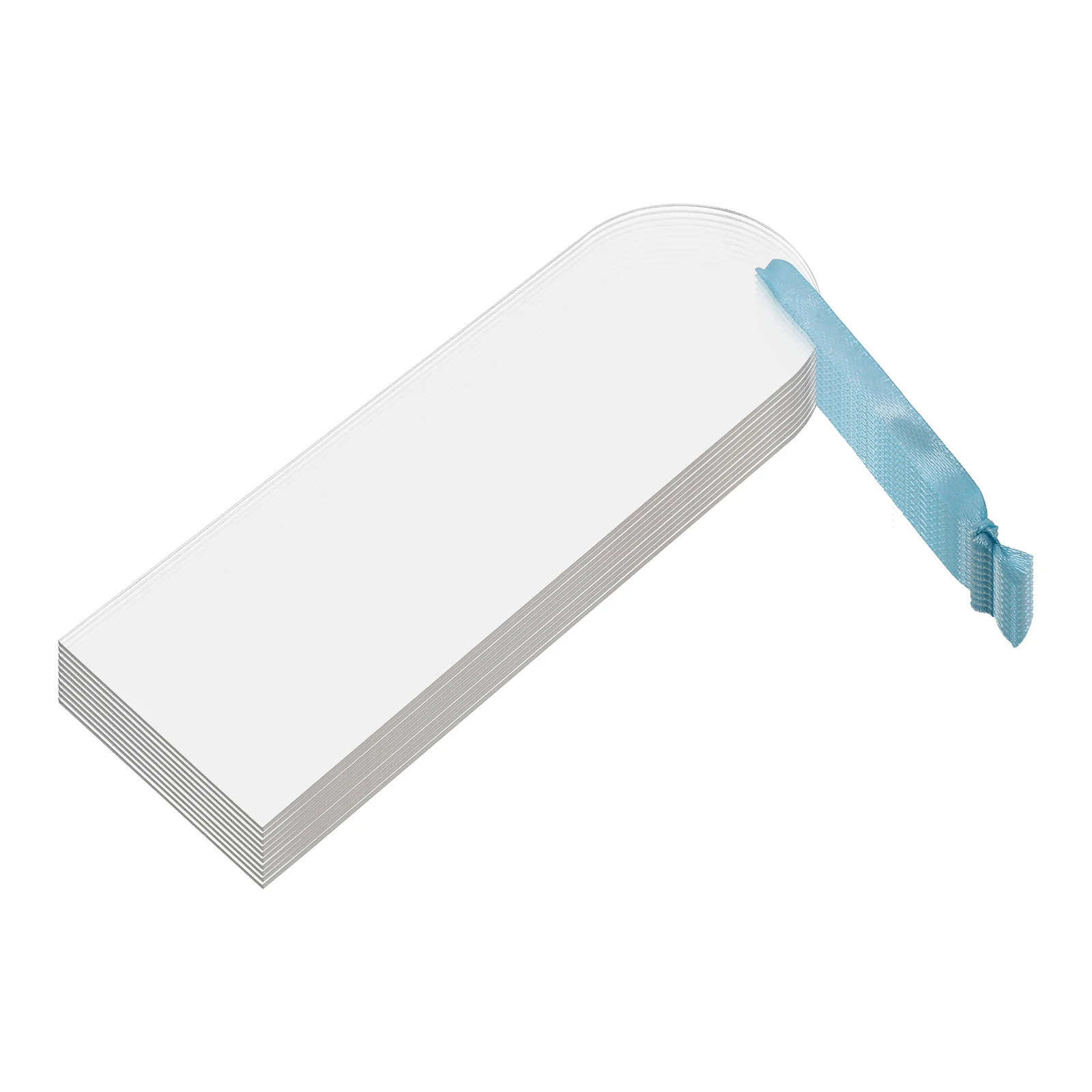 10 Pcs Acrylic Bookmarks Blank Reading DIY Marker Lightweight Gifts Writers Readers Page Marker Book Label Student