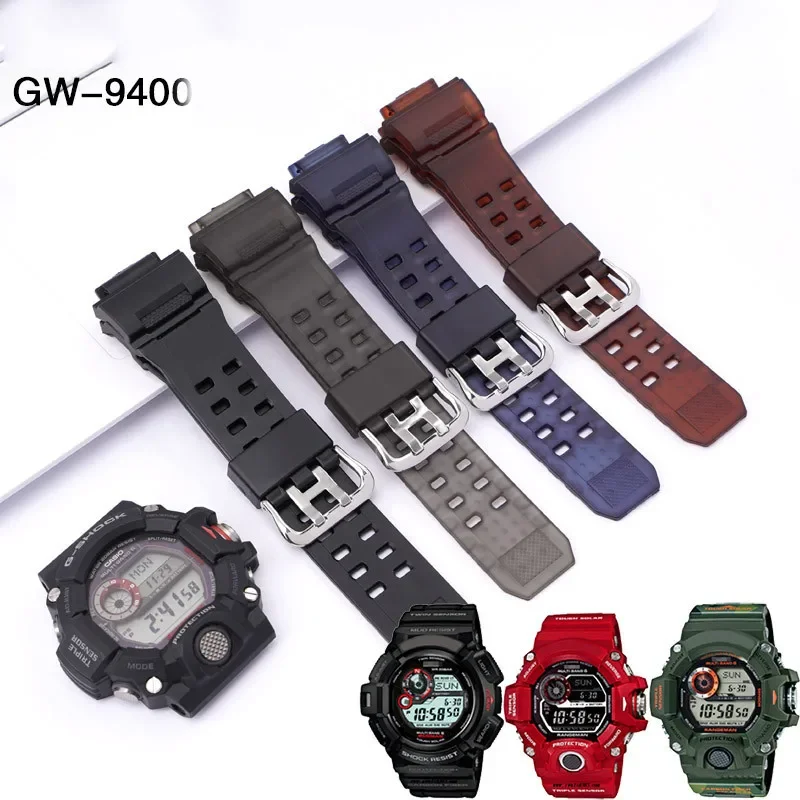 Strap for Casio G-SHOCK GW-9400 Rubber Watch Band Men Replacement Resin Silicone Sport Waterproof Wrist Bracelet Accessories