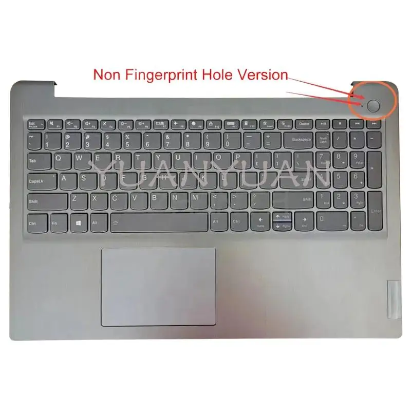 L New For Lenovo IdeaPad 3-15ADA6 3-15ALC6 3-15ITL6 Palmrest Upper Case w/ Backlit Keyboard (No Hole Version) 5CB1B69154