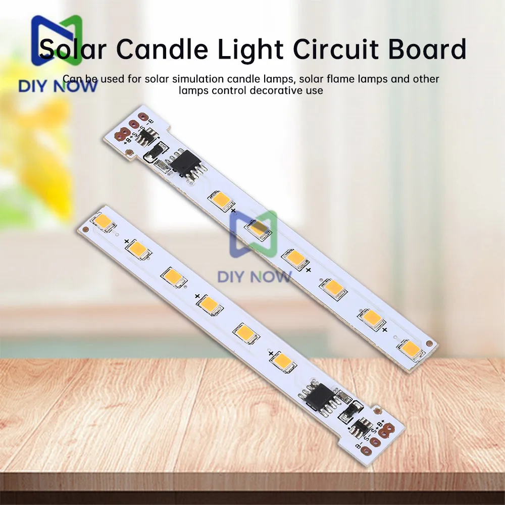 1.2V-3.7V Solar Flame Lamp Board Solar Candle Lamp Circuit Board 12LED Flame Lamp Circuit Board Panel sterowania