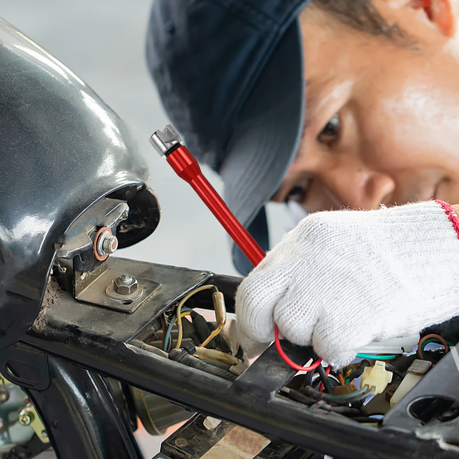 

1 комплект колес мотоцикла, прочный металлический компактный дизайн для обслуживания велосипеда, инструменты для грязи, ключ для спиц горного велосипеда, колесо мотоцикла