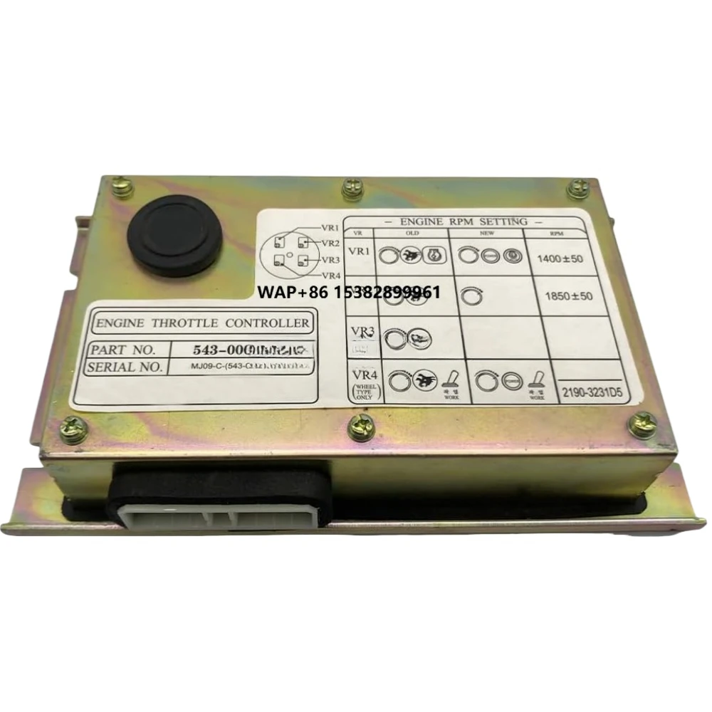

Excavator Parts S220-V S340-V S470-V Throttle Controller 12V/24V 543-00074 for DX220-5 DX225-7
