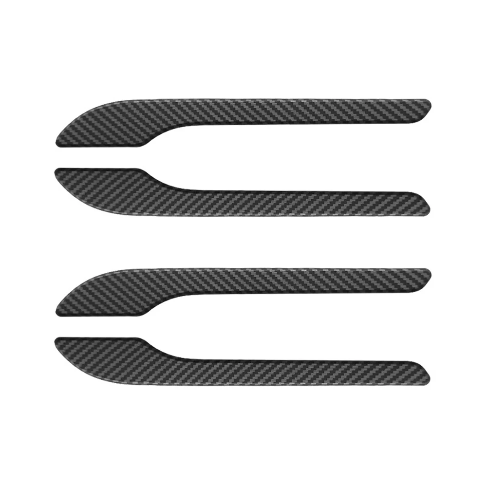 For Tesla Model 3 Y Carbon Fiber Car Door Handle Cover Trim Stickers Car Styling Accessories