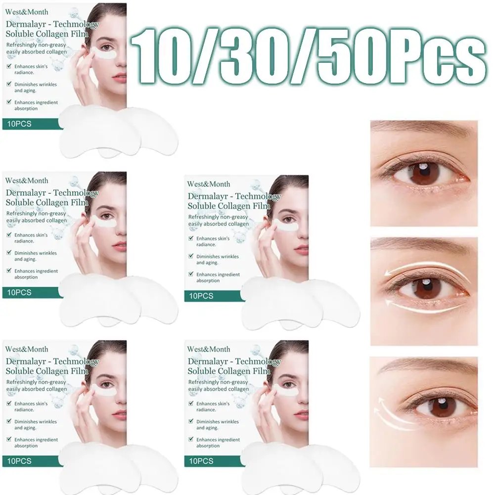 

Collagen Film Soluble Eye & Face Patches Anti Aging Under Eye Mask Face Skin Lifting Patches Skin Care Cheek Firming