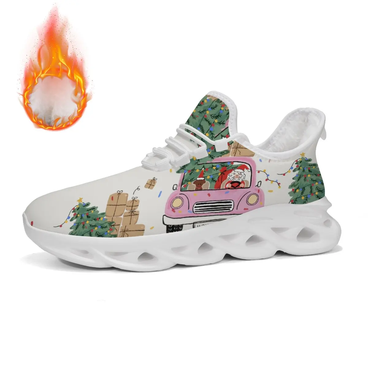 

Рождественские уличные повседневные кроссовки, мужская вулканизированная обувь, удобная легкая обувь на плоской подошве, прогулочные кроссовки большого размера 46, размер 46