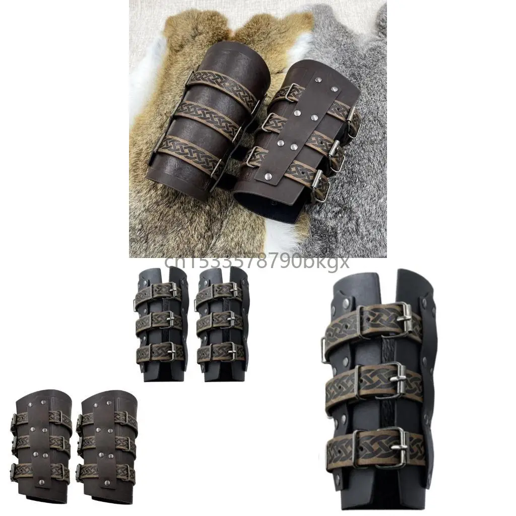 2 Pack handgefertigte Ledergelenksarmerei