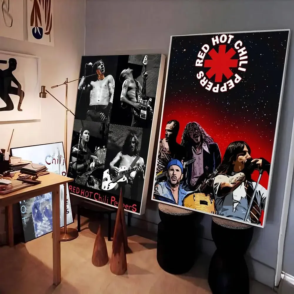 البوب الراب ألبوم الموسيقى غطاء الأحمر الساخن الفلفل الحار أنيمي المشارك ذاتية اللصق الفن مقاوم للماء ورقة ملصق ديكور جدران الغرفة