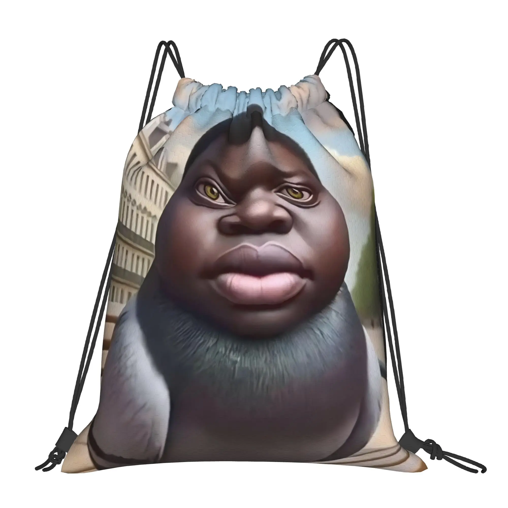 my lovely bird pigeon Ai pigeon Drawstring Bags Shopping Unisex Storage Organize Bundle Pocket Rope Bag