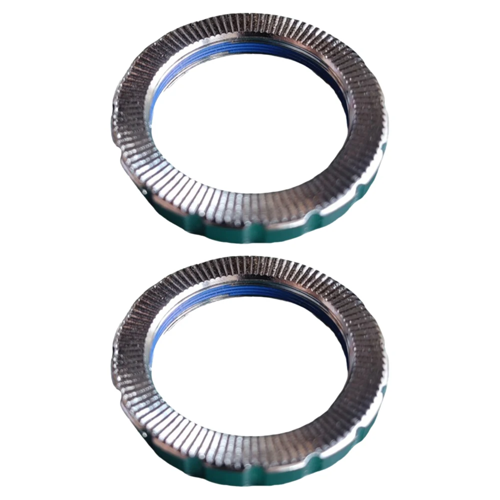 Tuerca de rueda dentada Tuerca de soporte inferior Construcción robusta Uso versátil Fácil instalación Tuerca de anillo de bloqueo de bicicleta eléctrica de 2 piezas