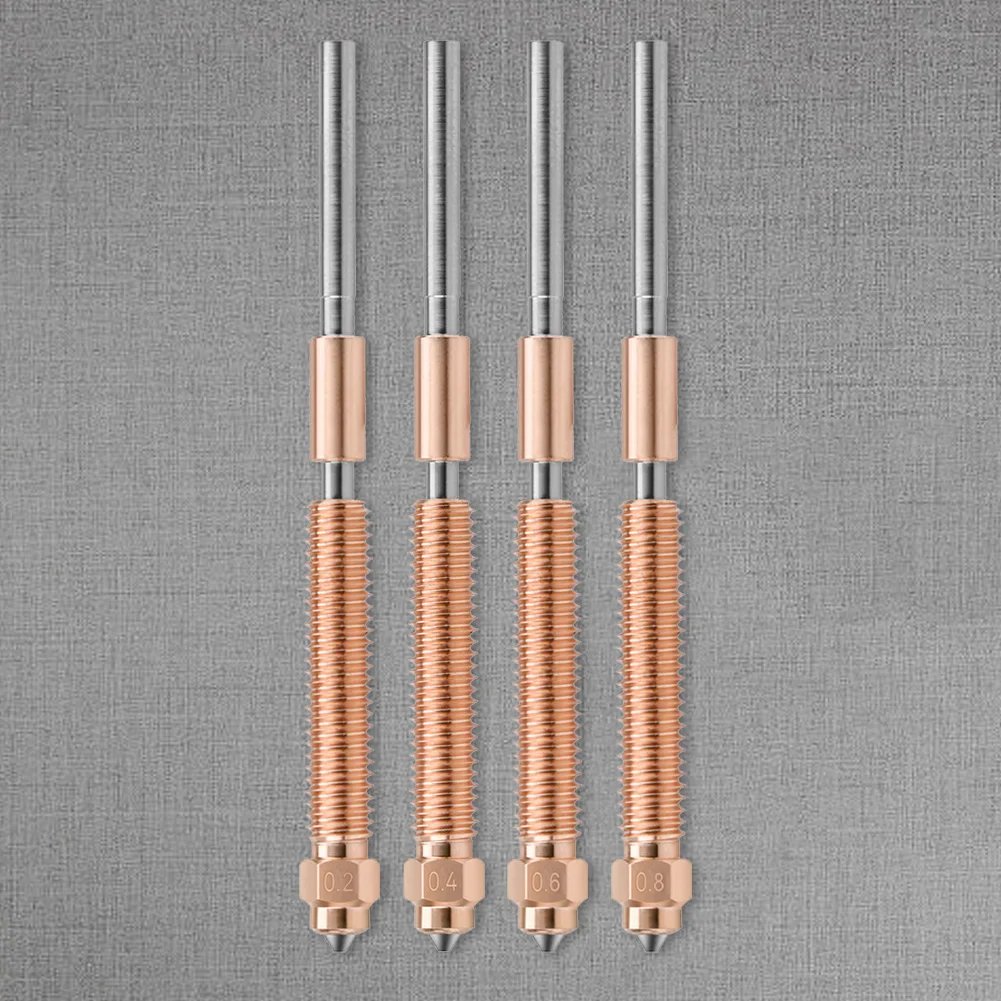 

Hardened Steel Nozzle 0.2/0.4/0.6/0.8mm High Flow Nozzle High Speed Printing Nozzle for Creality K2 Plus 3D Printer