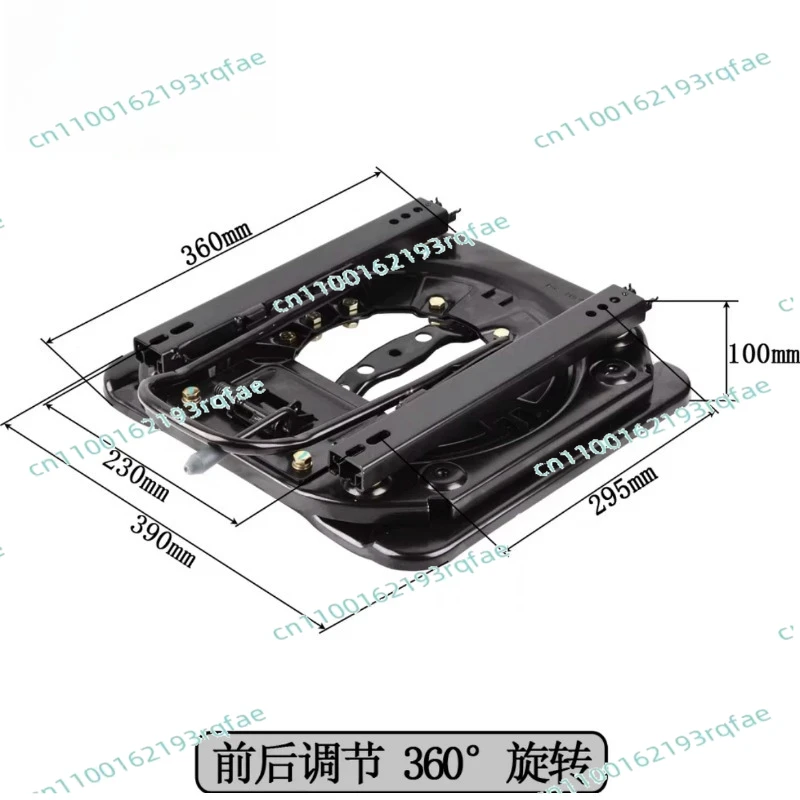 For Commercial Vehicle, Van, RV,   Single Person SeatTurntable 360 Degree Rotating Car Seat Swivel