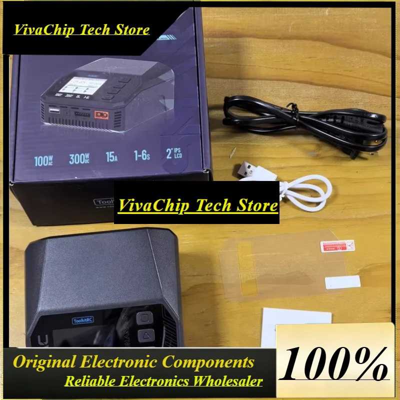 VivaCS1pcs For ToolkitRC M6AC 15A Smart Balance Charger 1-6S LiPo NiMH For RC FPV Model Aircraft