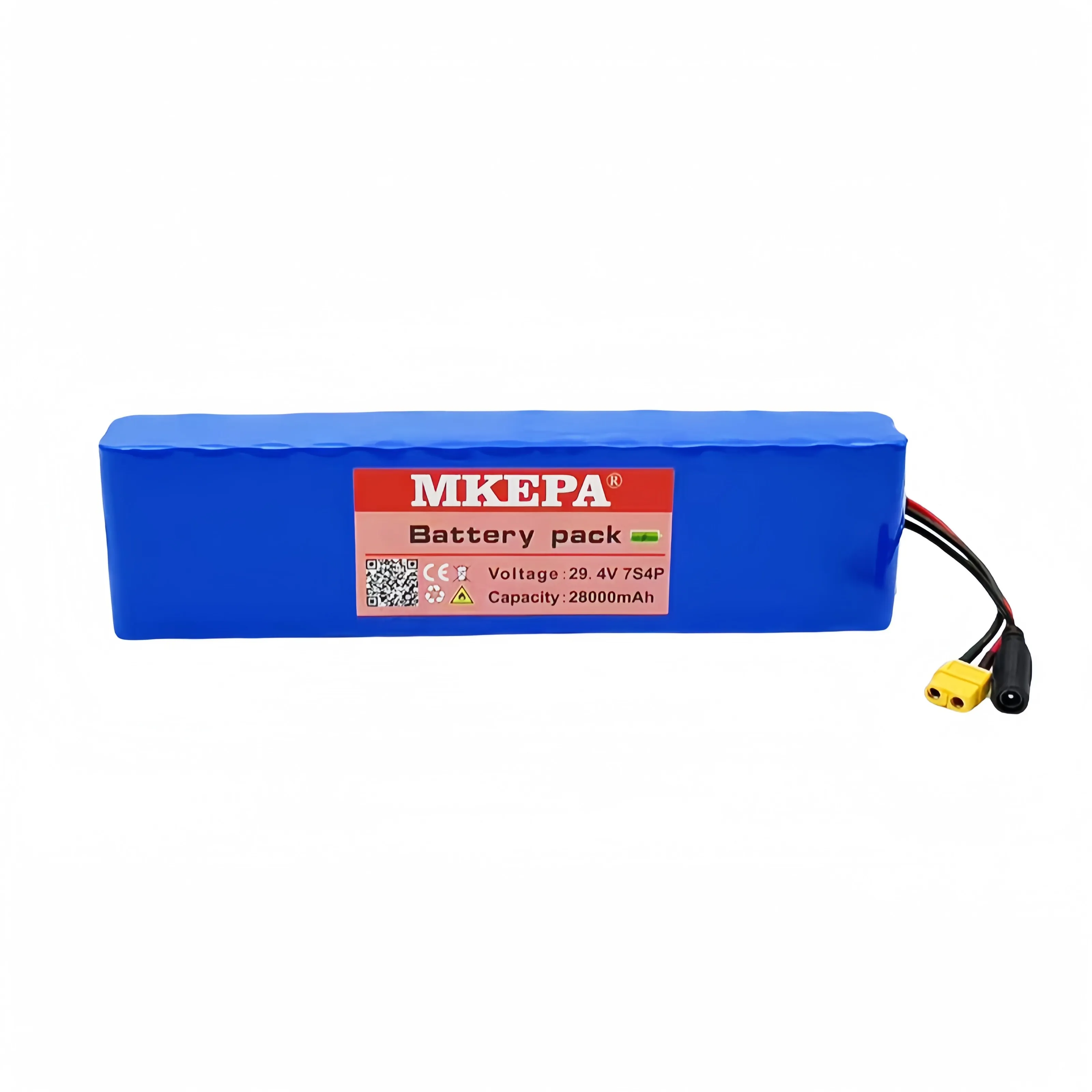 7S4P 29.4V rechargeable lithium-ion high-power 28000mAh 18650 battery pack