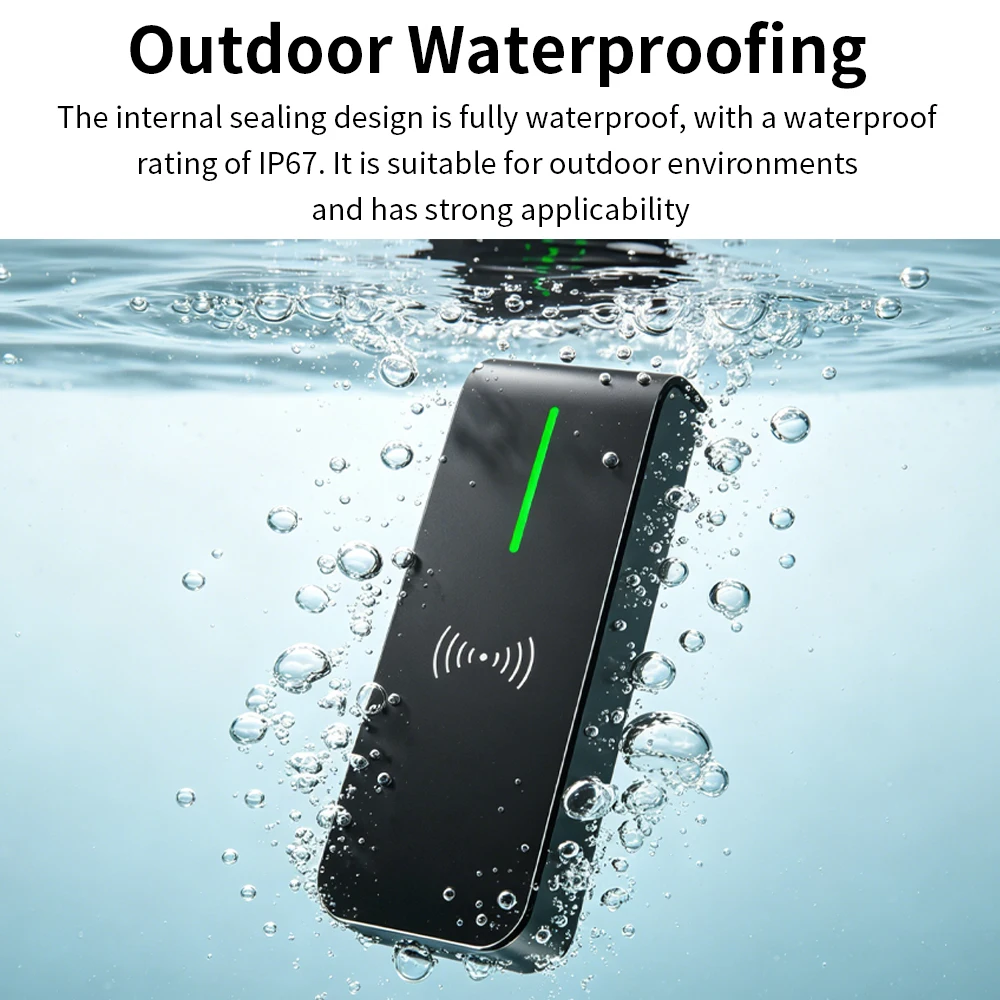 AN90R Long Range RFID Card Reader 125KHZ 13.56KHZ Proximity RFID Card Access Control Reader Wiegand26/34 output IP67 Waterproof