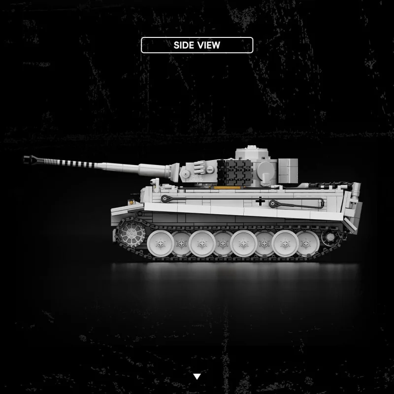 World War 2 WW2 Army Military Soldiers SWAT Leopard Main Battle Tank Assemble Building Blocks Bricks Children's Toys Gift