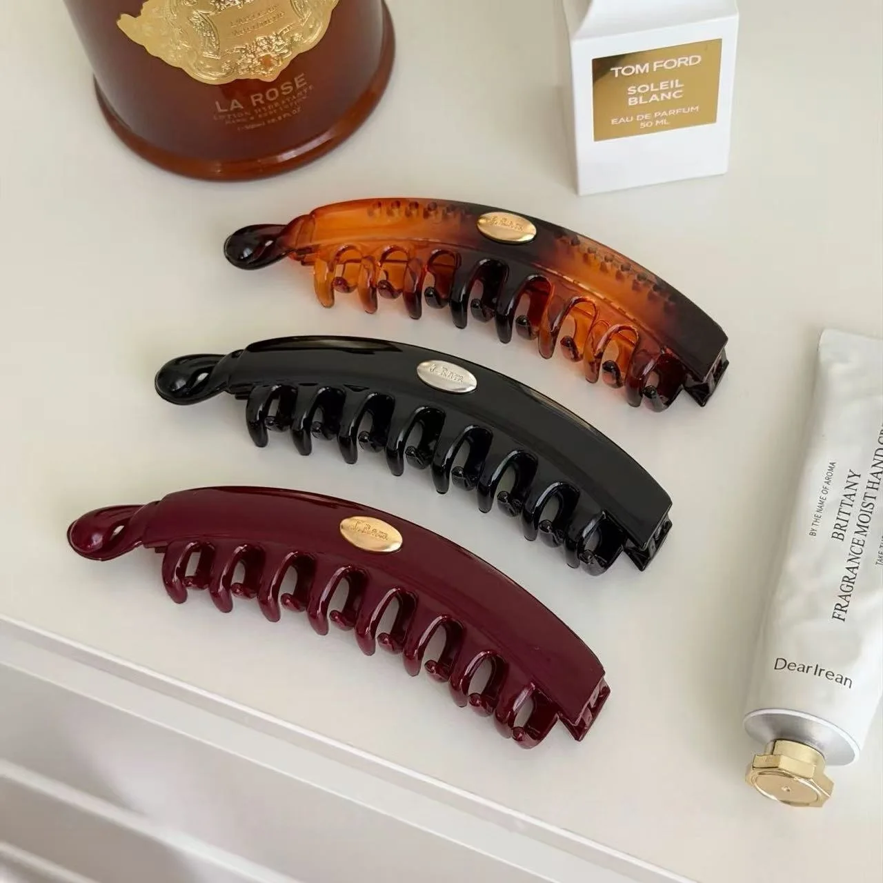 New Large PC Banana Hair Clips For Women Korean Vintage Crab Claws For Thick Long Hair Holder 13cm Strong Clips Hair Accessories