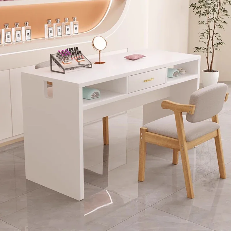 

Modern Minimalist Style Nail Table Manicure Premium Nail Tables Elegant Design Nageltisch Mit Absaugung Salon Furniture