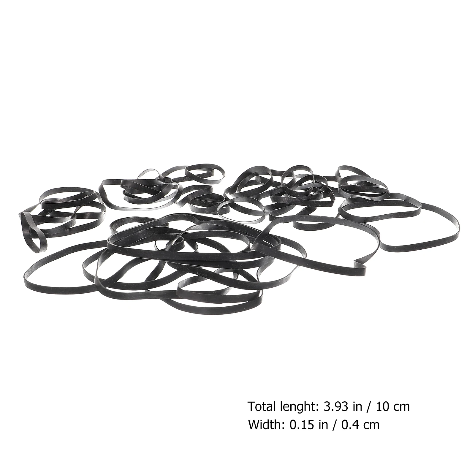 

50pcs Cassette Tape Recorder Belts 4mm Rubber Bands Square Flat Repair Deck Player Audio Belts Music Cassette Drive Replacement