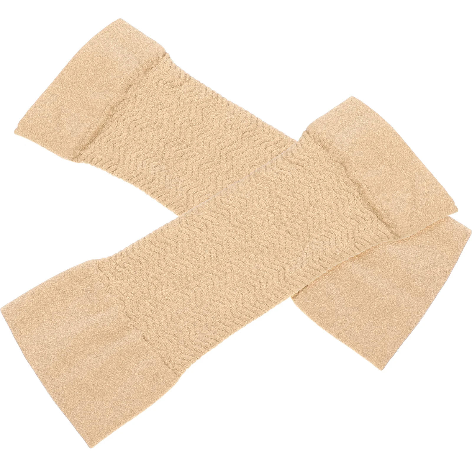 

Elastic Compression Arm Sleeves Slimming Improve Shaper Sleeve Protective Upper Arms Shaper Sleeve for Fitness (Beige)