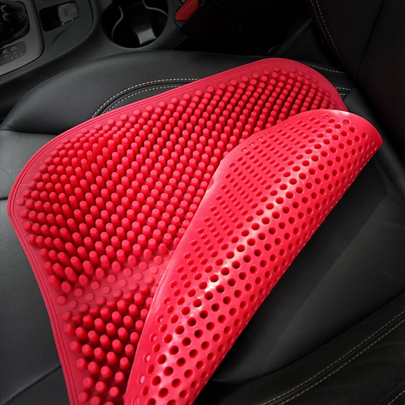 Car Silicone Cushion Four Seasons Universal Breathable Cool Cushion Cool Cushion Silicone Soft Cushion Car Supplies