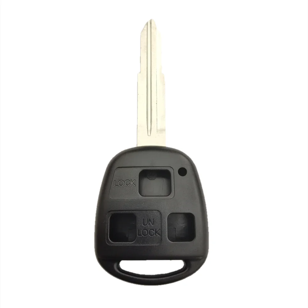 

3 Button Remote Car Key Shell Case Cover Fob For Toyota Yaris Prado Tarago Camry Corolla TOY41R