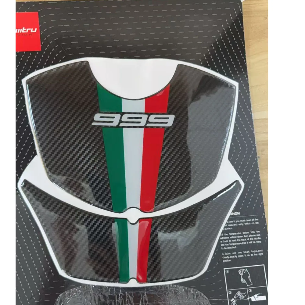 

For Ducati 749 2003-2006 3D Resin Carbon-look Motorcycle Gas Tank Pad Protection Decals
