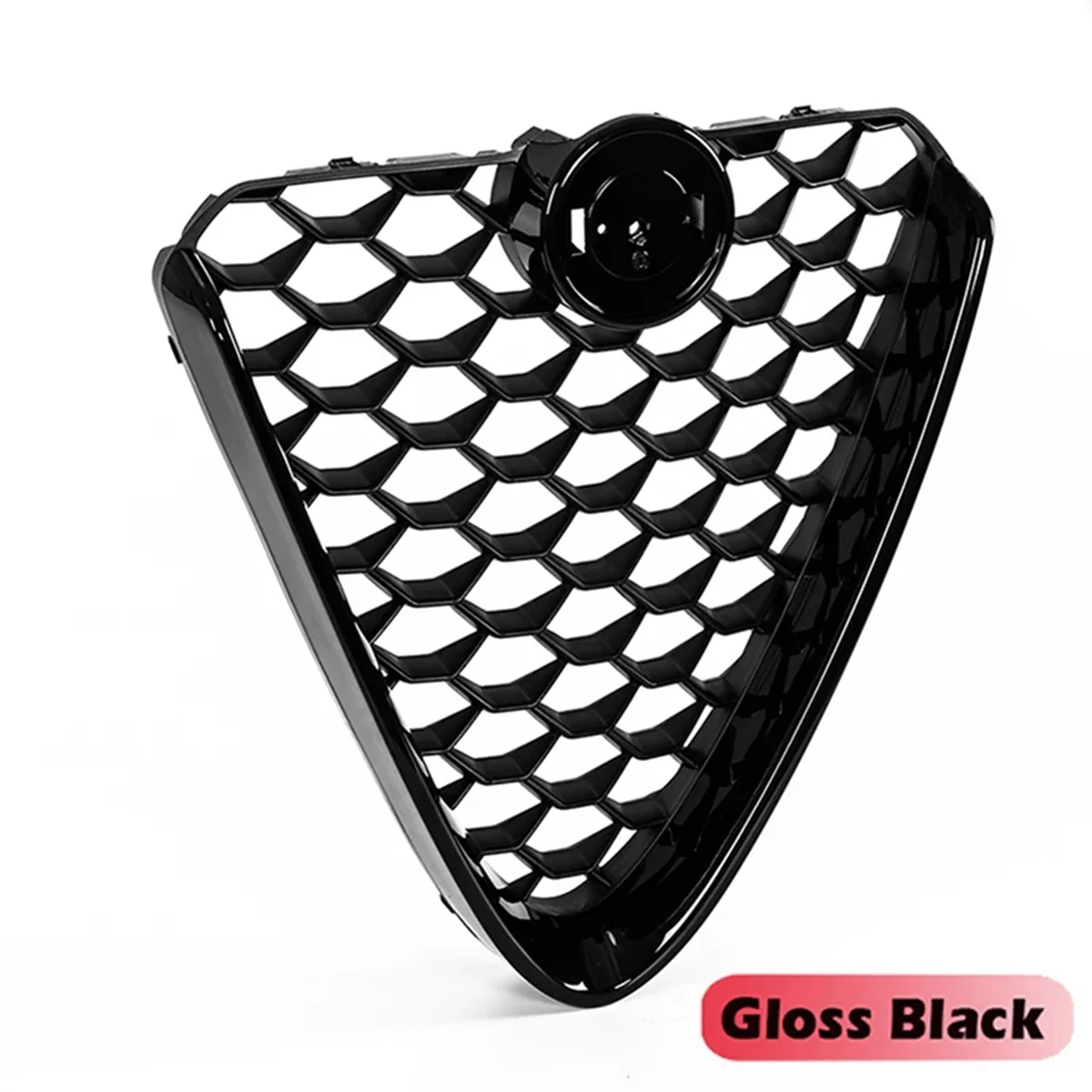 Glossy Black Front Bumper Grille Racing Honeycomb Mesh Badgeless Grill for Alfa Romeo Giulia Base