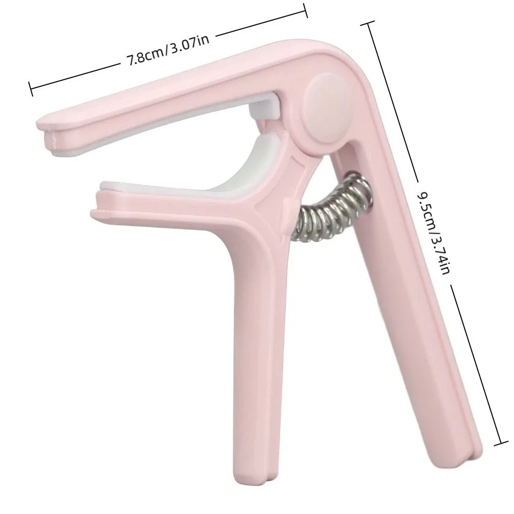 アブソリュート・ブレーキ・システム ​ ギターカポ ​ ​ 均一な圧力 ​ 初心者向けカポ ​ 春のカポ ​   ピンク/ライトグリーン/ブラック/ホワイト ​ マルチインストゥルメントカポ ​