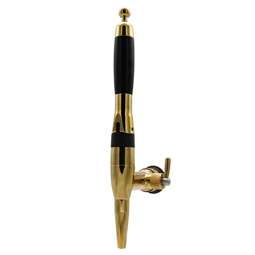 NEW TWELVETAP-Stout Tap Beer Valve Faucet, Metal Nitrogen Tap, Coffee Concentrate Brewing, Black Beer, Adjustable Tap,, Home Bar