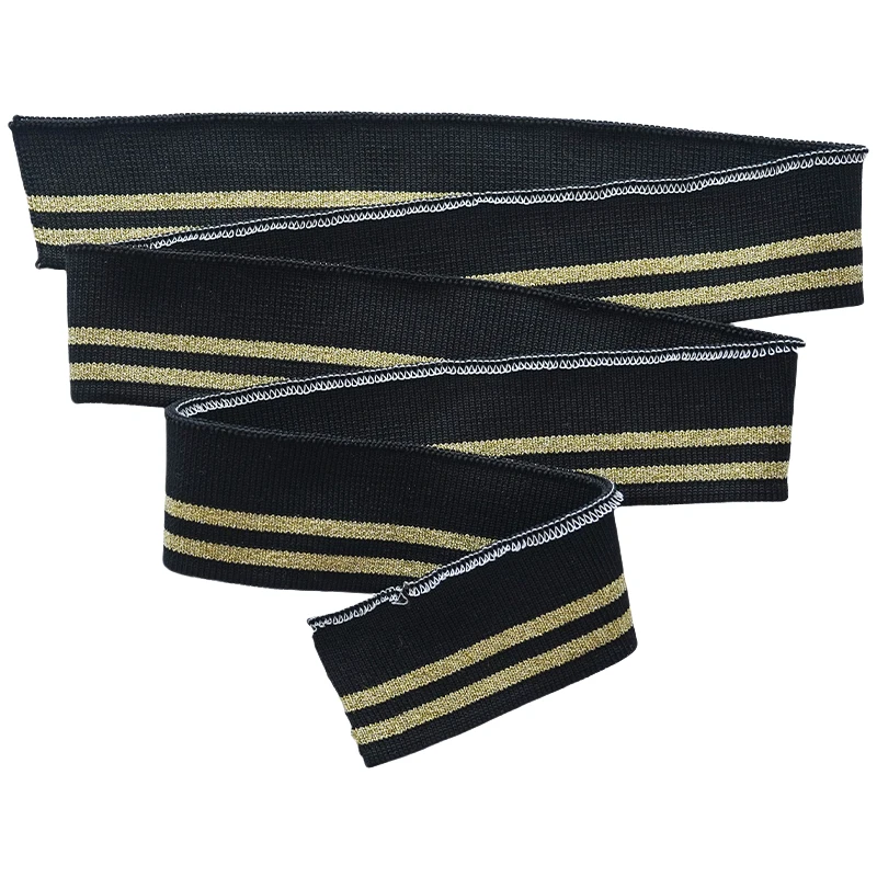 80cm Elastic Cotton Spandex Stretch Knit Cuff Waistb And Leg Arms Collar Hem Rib DIY Accessories Sewing Fabric TJ0509