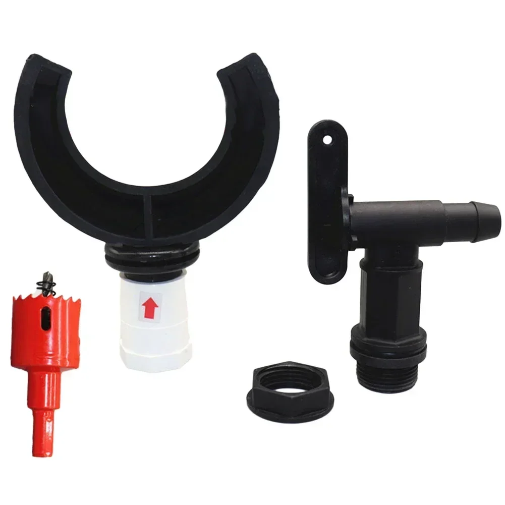 11cm Rain Collector Downpipe With Water Faucet And Hole Opener Exceptional Tool For Efficient Rainwater Harvesting