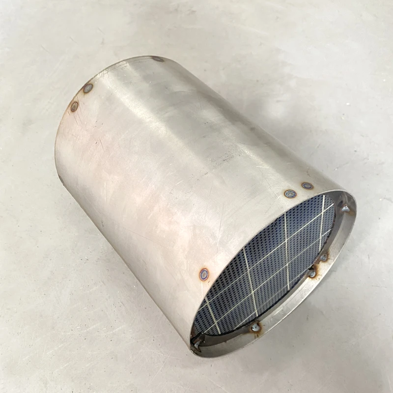 

Silicon Carbide DPF filter 130x160mm With stainless steel housing Diesel Particulate Filter For exhaust system