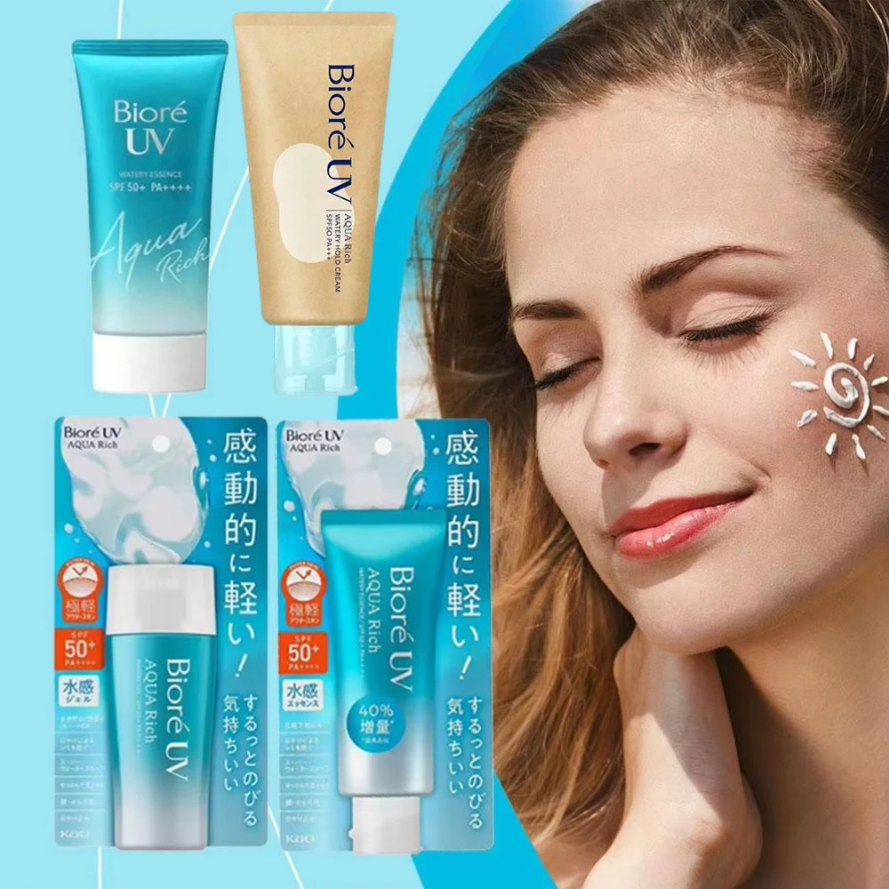 Japan Biore Water Skin Memory Sunscreen Cream 50g SPF50+ Facial Body Skin Protective Cream Waterproof Anti UV Sun Block Skincare