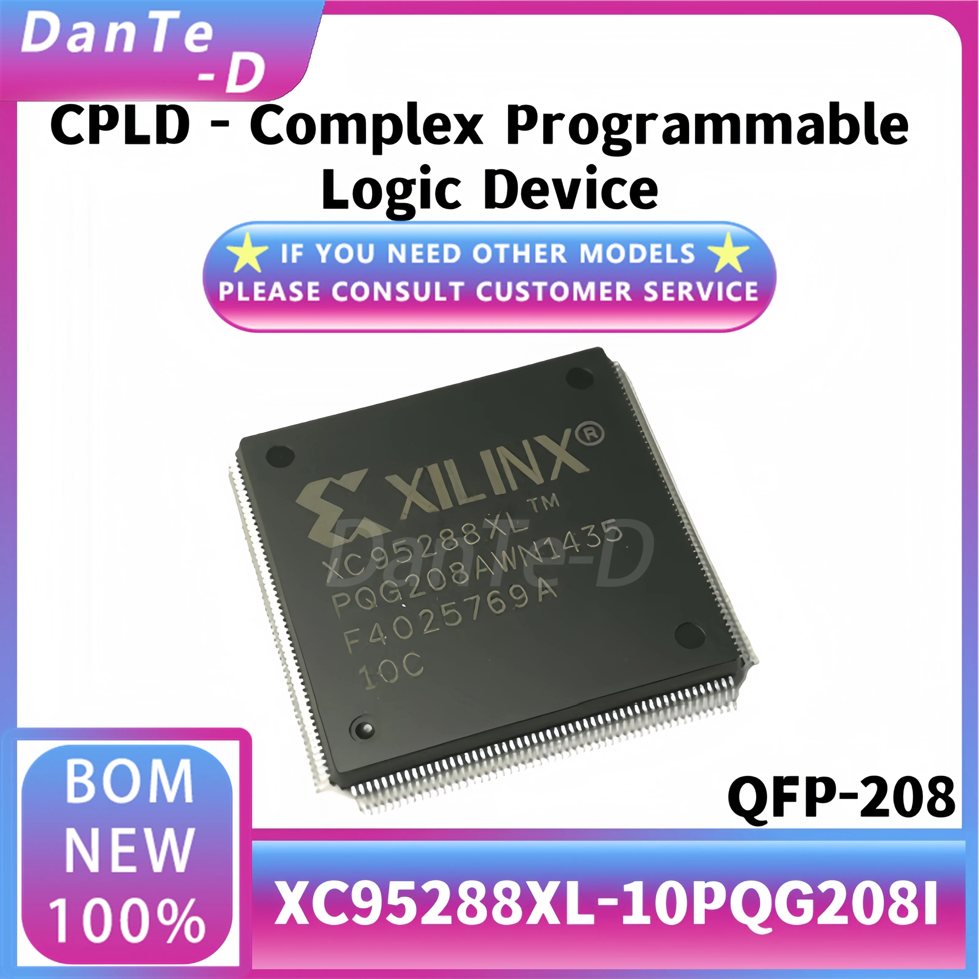 

XC95288XL-10PQG208I/C XC95288XL PQFP-208 Complex Programmable Logic Device Original Authentic