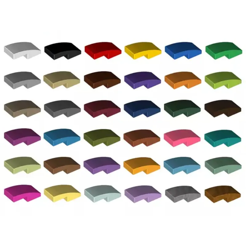 20 個 MOC 部品 11477 スロープ曲面 2x1x2/3 ビルディングブロック DIY スタッキングレンガ教育玩具子供のため