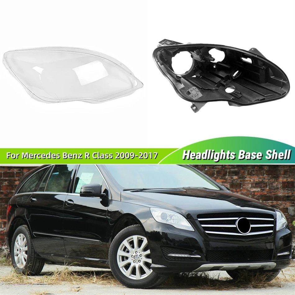 For Mercedes Benz R Class W251 2009-2017 R320 R350 R400 R500 Car Spare Parts Base Head Lamp Shell Back Casing Headlight Shell