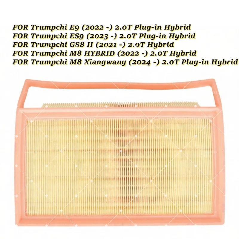 

C​ar Air Filter For Trumpchi E9 2022- ES9 2023- M8 Xiangwang 2024- 2.0T PHEV/ Trumpchi GS8 II 2021- Trumpchi M8 2022-2.0T Hybrid