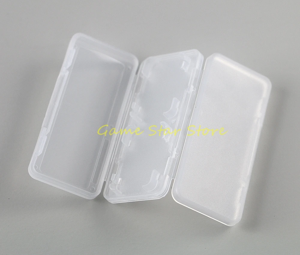 2 قطعة 4 في 1 حافظة بطاقات الألعاب البلاستيكية لصندوق تخزين خرطوشة الحماية NS Switch