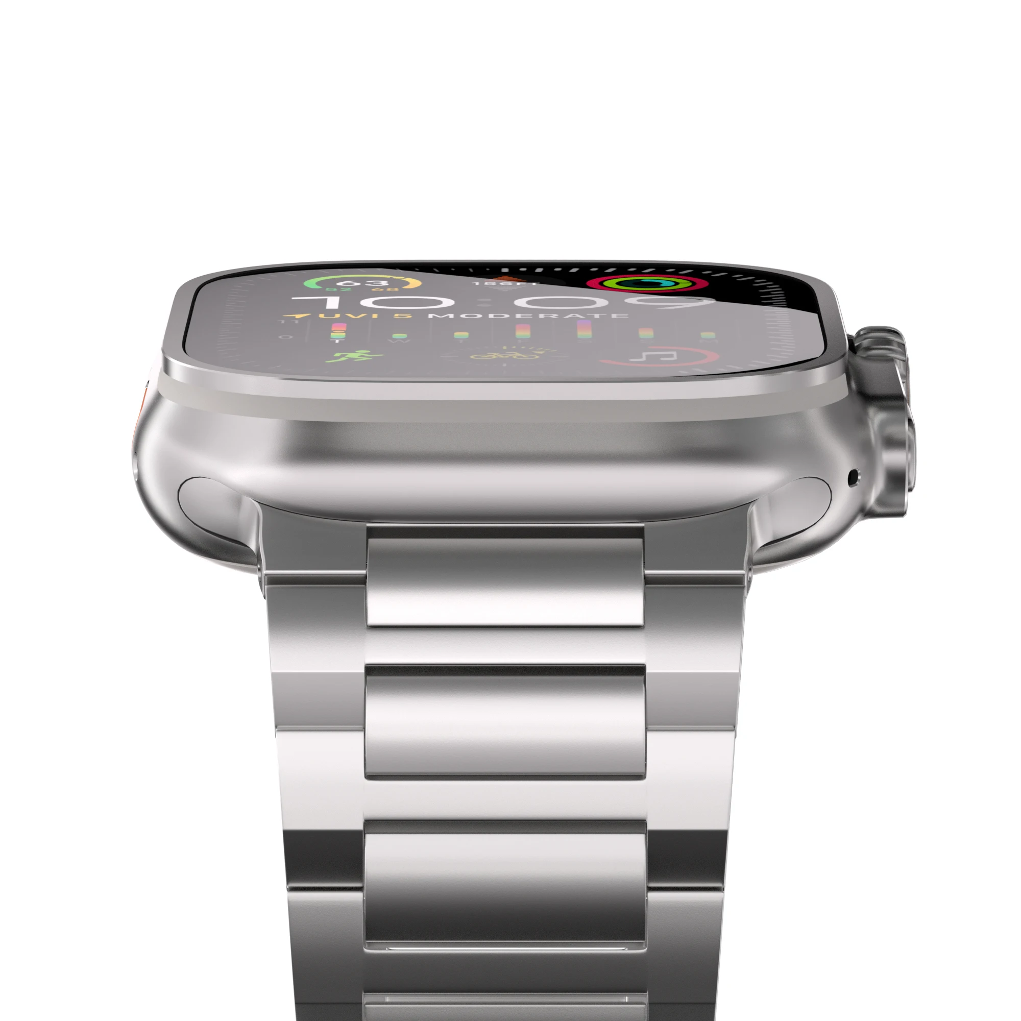 

Keepwin Factory Direct 22 мм из титанового сплава, деловой ремешок для умных часов для apple ultra 49 мм, серия 10, 9, 8, 7, 6